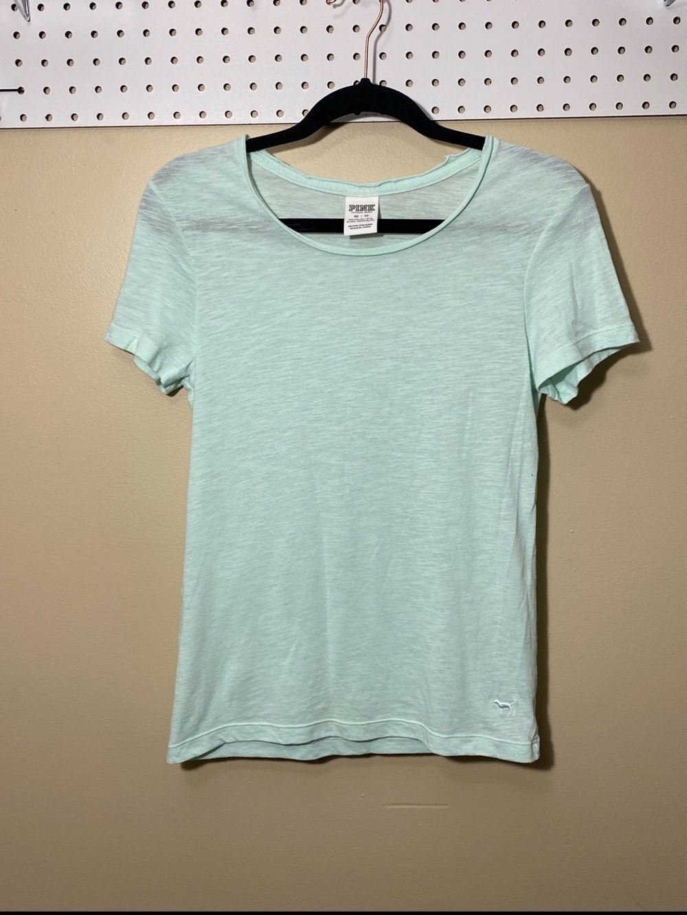 Victoria's Secret PINK Light Mint Short Sleeve Tee